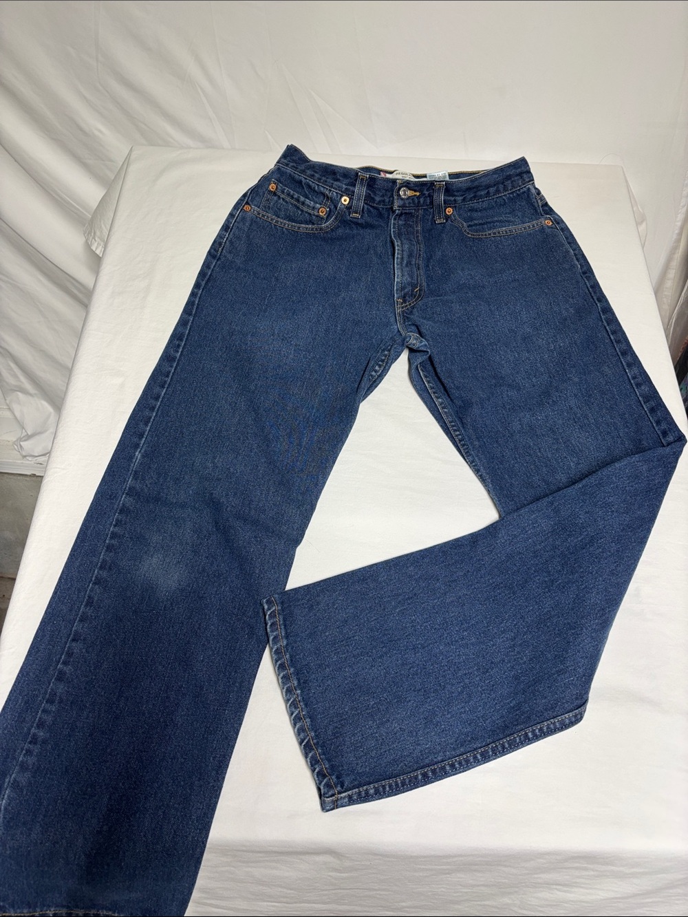 Levi's 505 Jeans Men's 33x32 Made in Canada Regular Fit 100% Cotton Blue Denim